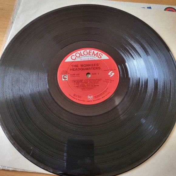 THE MONKEES Headquarters LP Vinyl 1967 Colgems Records COM-103 Shrink Wrap LP9 - Picture 7 of 9